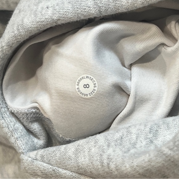 Lululemon Scuba High-Rise Jogger 7/8 Length, Heathered Core Ultra Light Grey, 8 - Picture 10 of 11